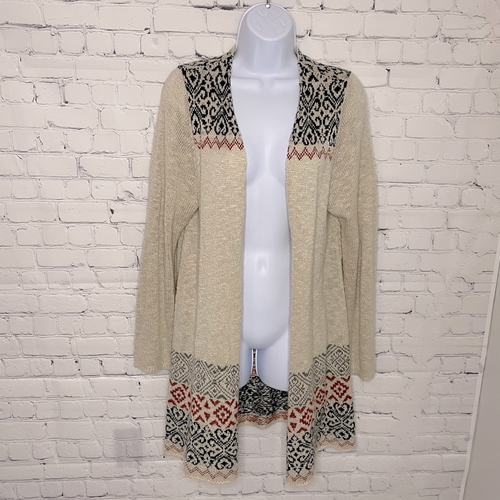Beautiful One World Sweater Duster Size L